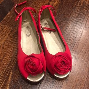 Joyfolie red shoes